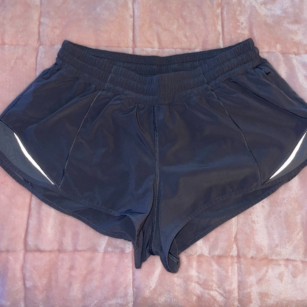 Lululemon Hotty Hot Shorts, Grey, Size 10